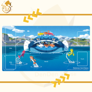 PTCG 日版 桌墊 Playmat - 寶可夢橡膠對戰桌墊 吃吼霸&米立龍（上菜）